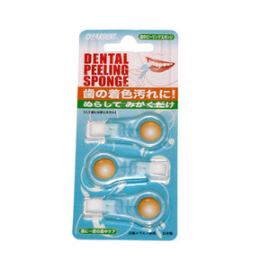 OP 신기템 Dental Peeling Sponge 3개입(치아 크리너)