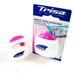 dental floss wax super tape